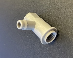 Adapter 90deg grey f/Drink nipples BD Drinking bowl